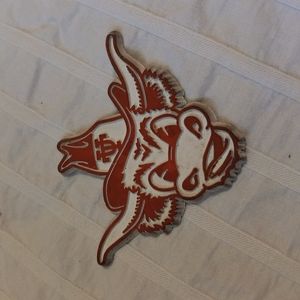 UT Longhorn, Vintage? Refrigerator magnet.
